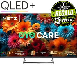 Metz 43MQF7500Z Televisor QLED+ Gen 5 43" Ultra HD 4K Smart TV Google TV, Dolby Vision Atmos, HDR10+, 120Hz Turbo Motion, Game Hub, AI TV, WiFi